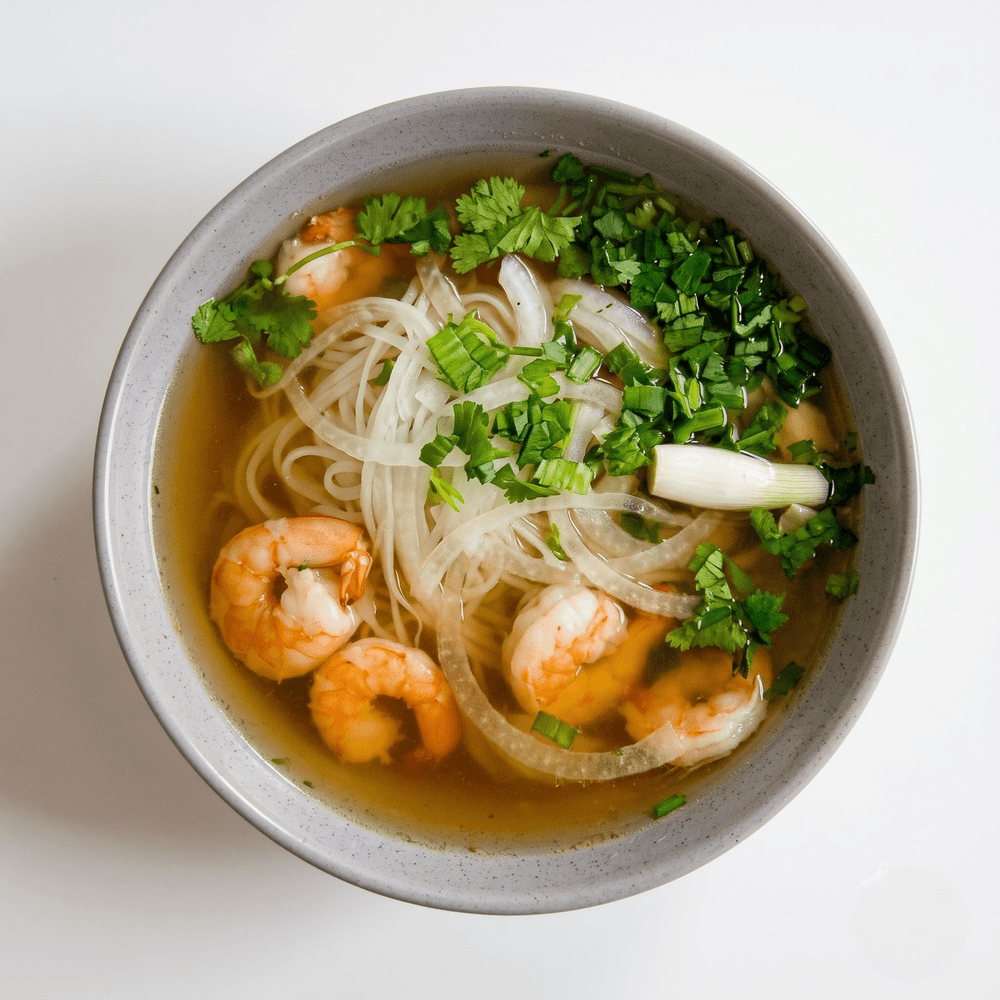 Noodle Soup with Shrimp