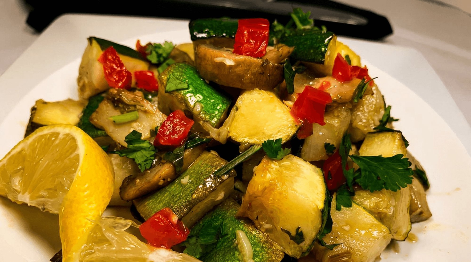 Sautéed Zucchini & Mushroom
