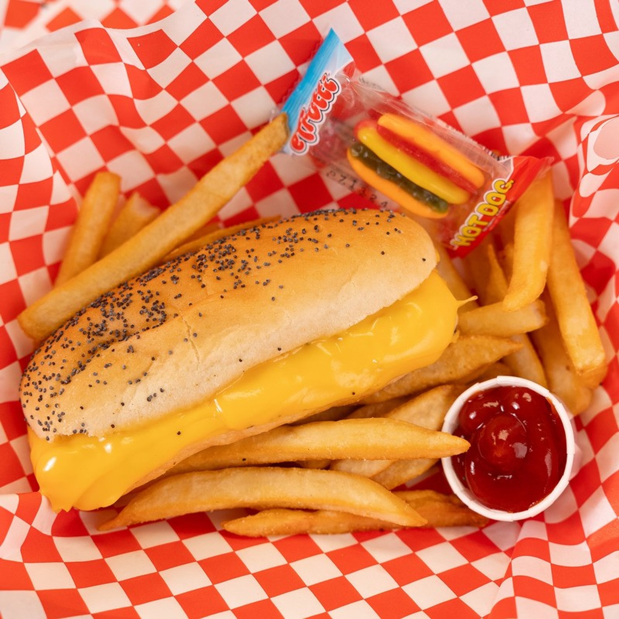 Kids American Cheese Sandwich