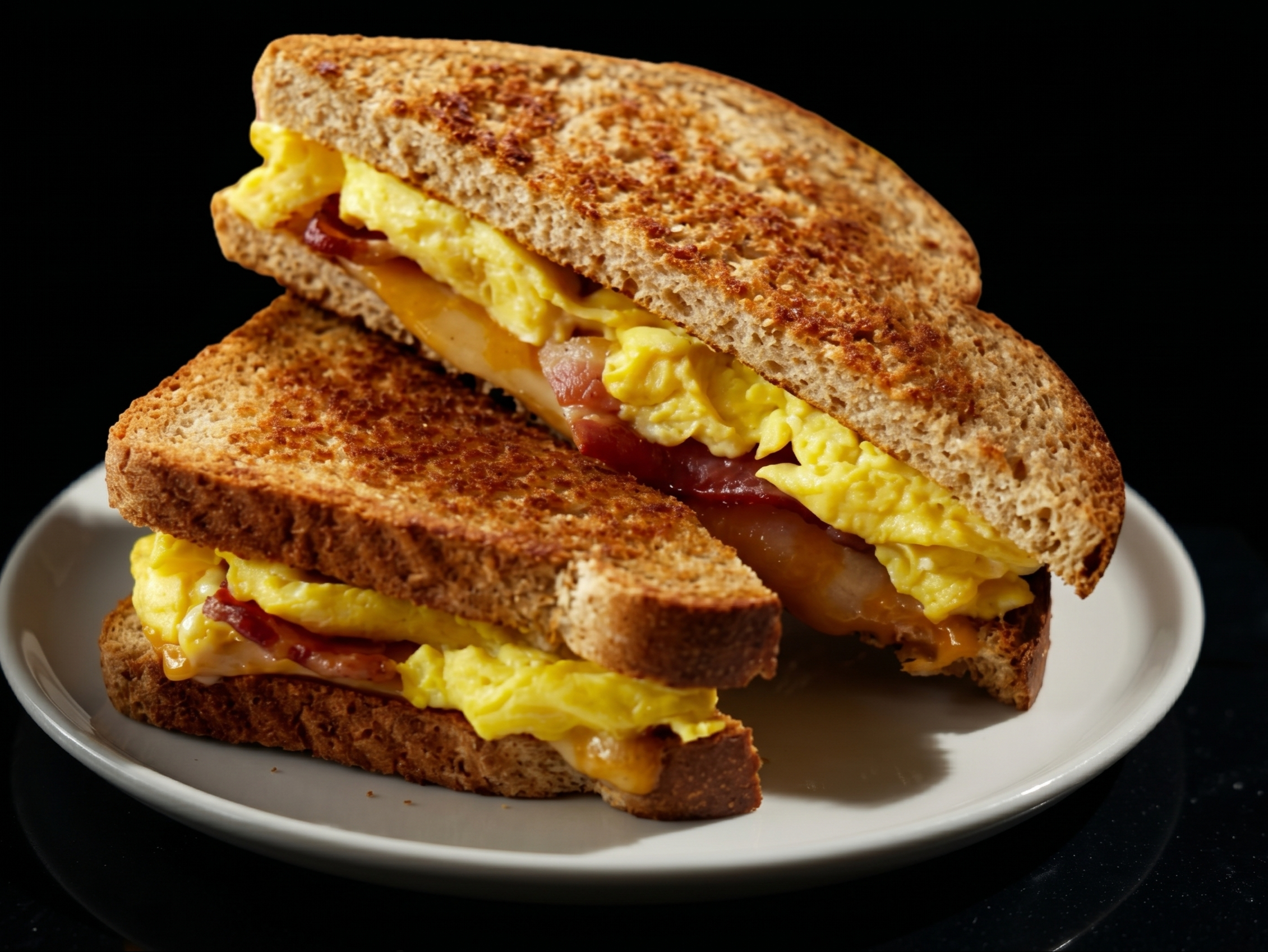 Turkey Bacon Breakfast Sandwich