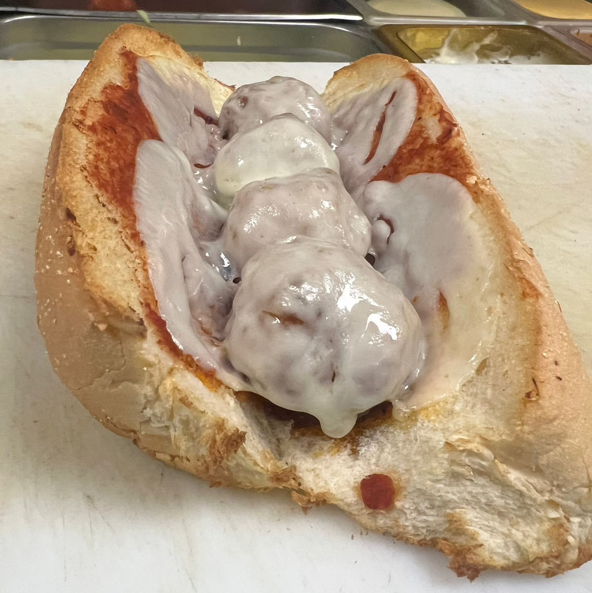 Meatball Parmesan Sub