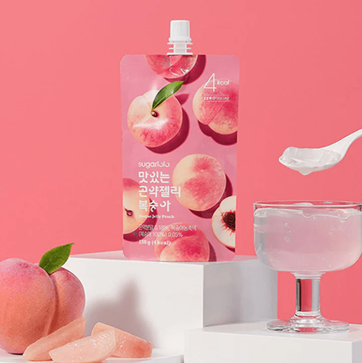 Sugarlolo Peach Konjac Jelly