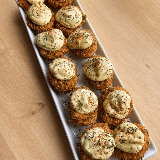 Deep-Fried Deviled Eggs
