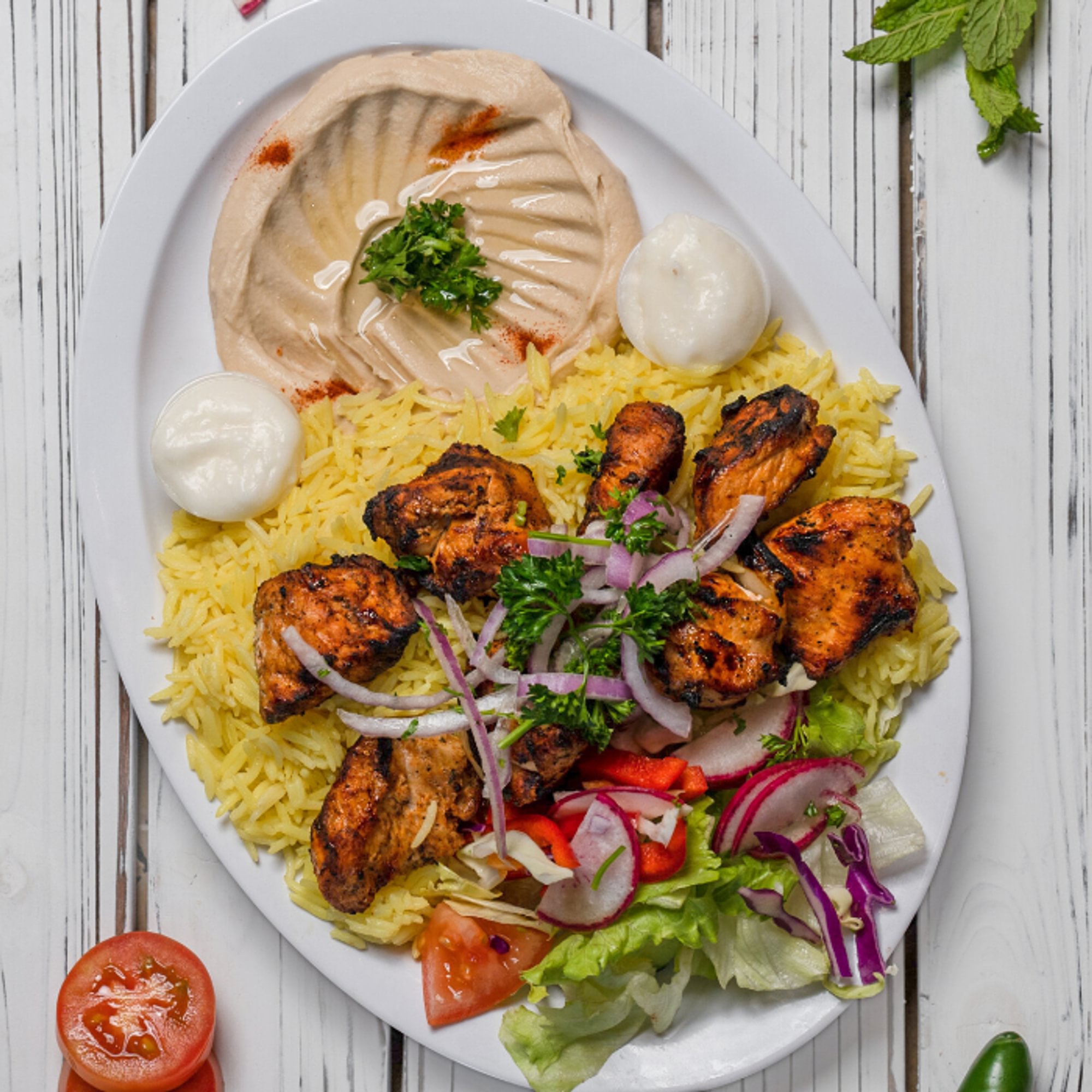 Chicken Kebab Plate