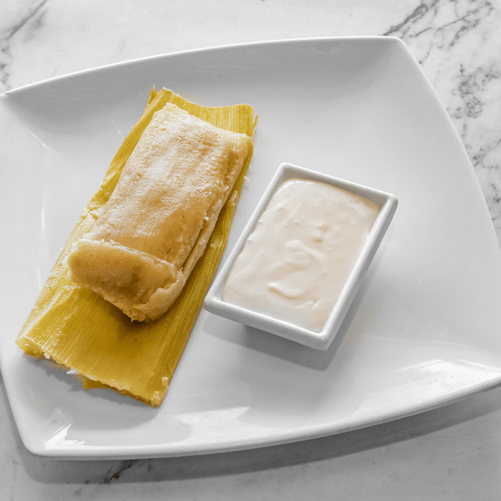 Tamal De Elote Con Crema