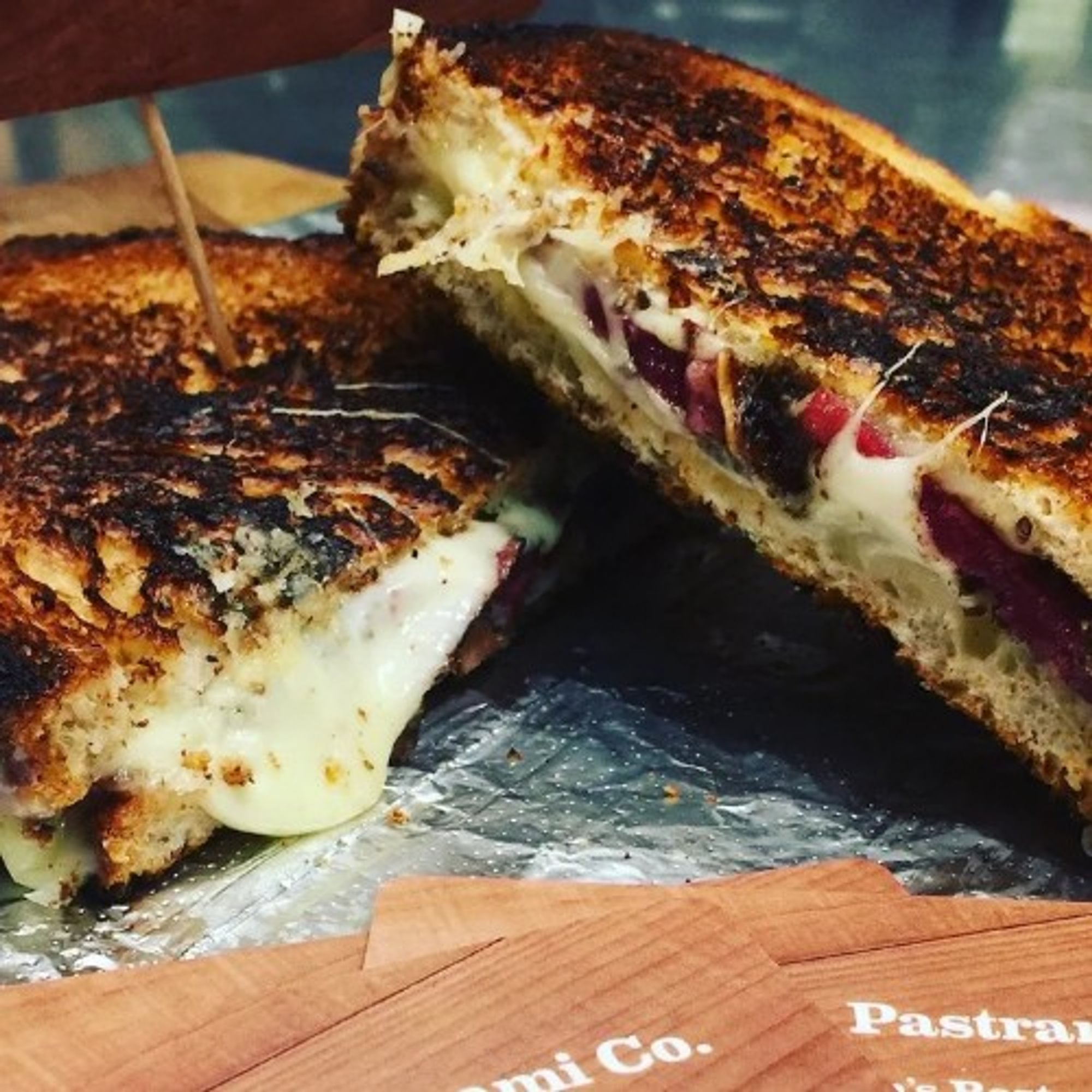 Pastrami Grilled Cheese Sandwich Individual