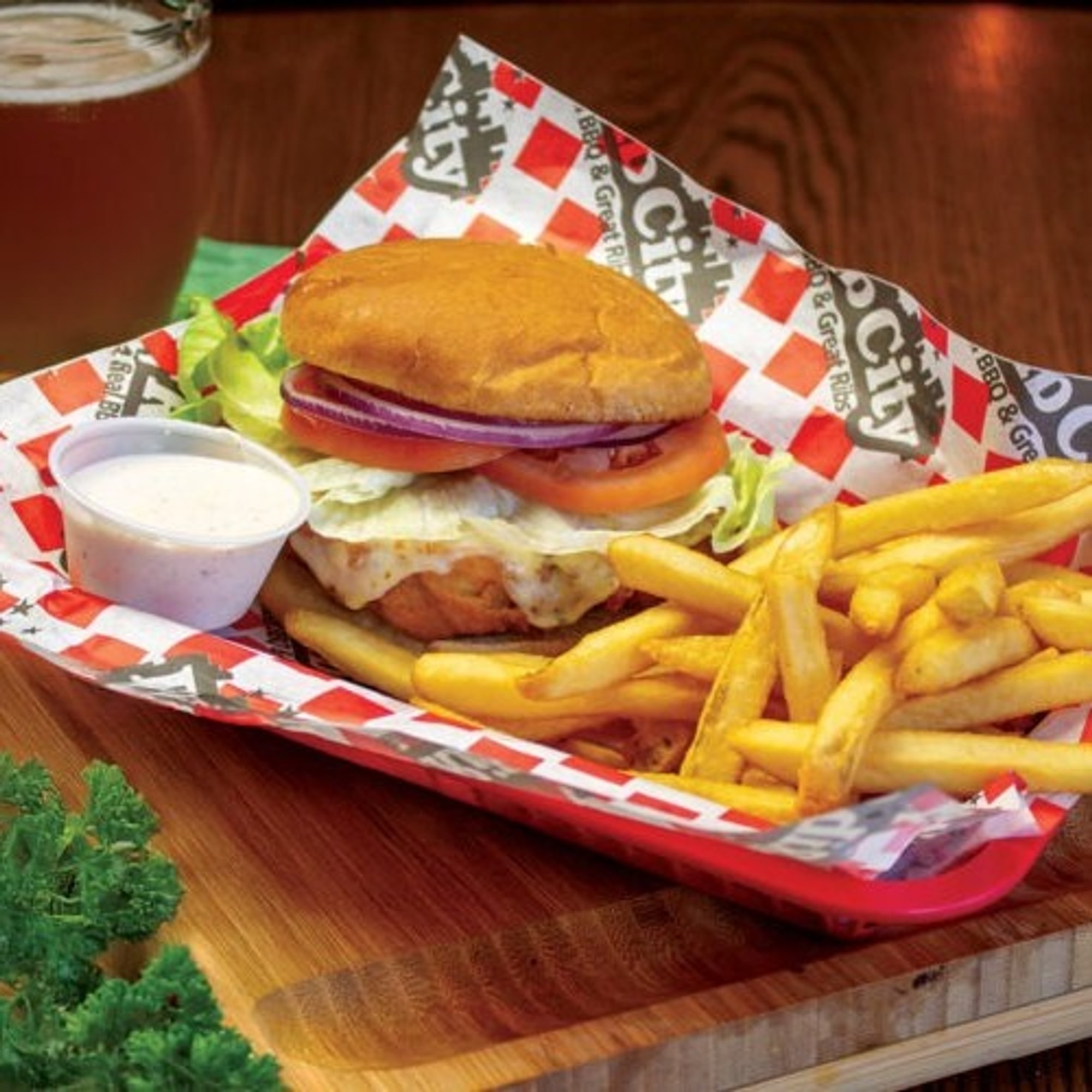 Kickin' Chicken Sandwich