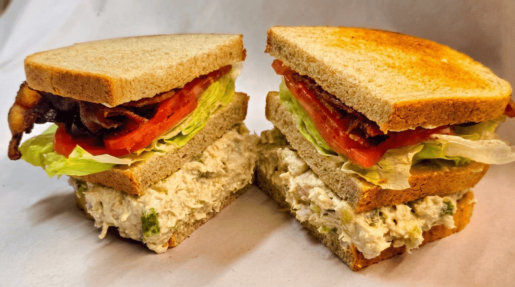 Chicken Salad Club Sandwich