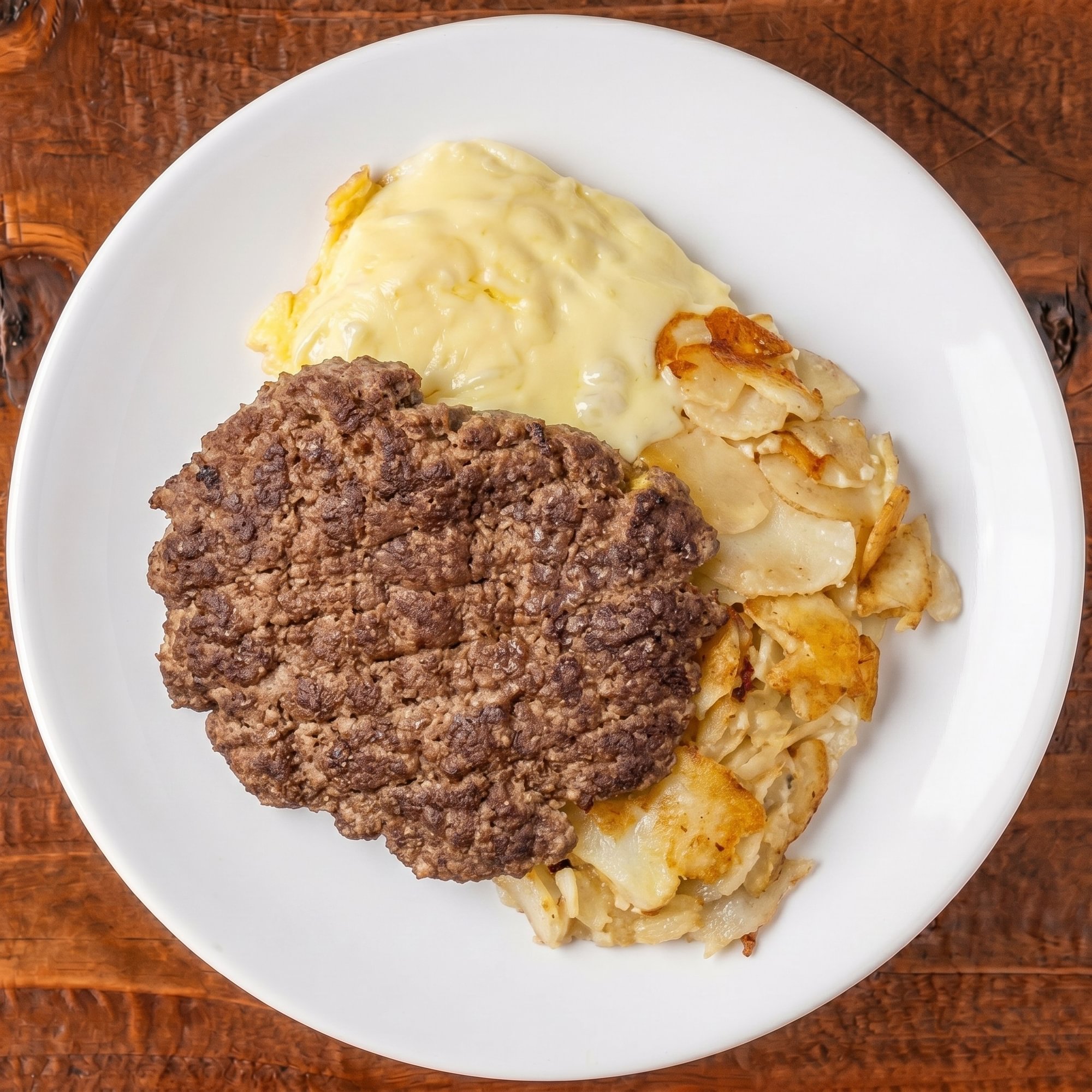 Chopped Sirloin Steak & Eggs