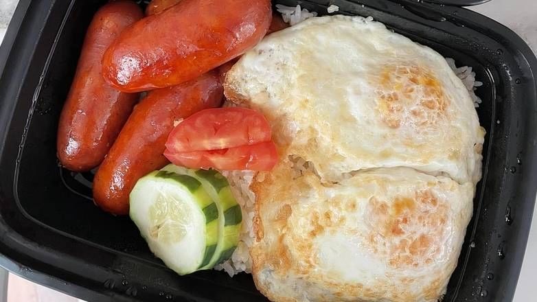 Longsilog (Hamonado Sausage)
