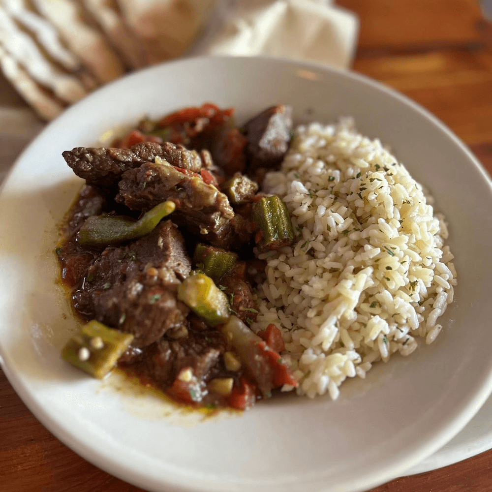 Lamb and Okra