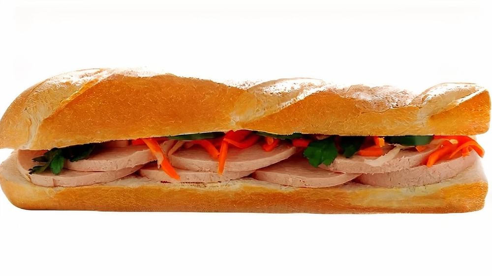 12. Vegetarian Ham Baguette