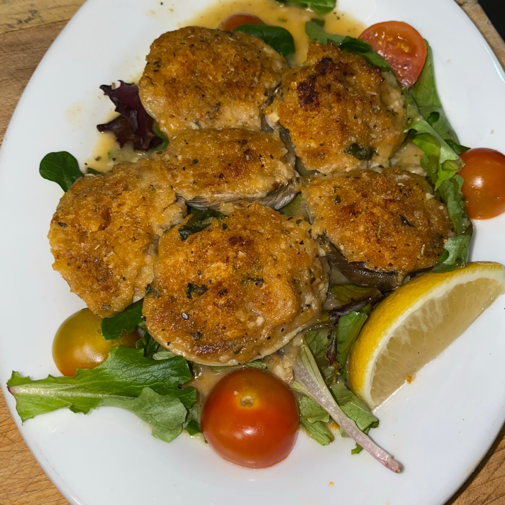 Baked Clams Oreganata