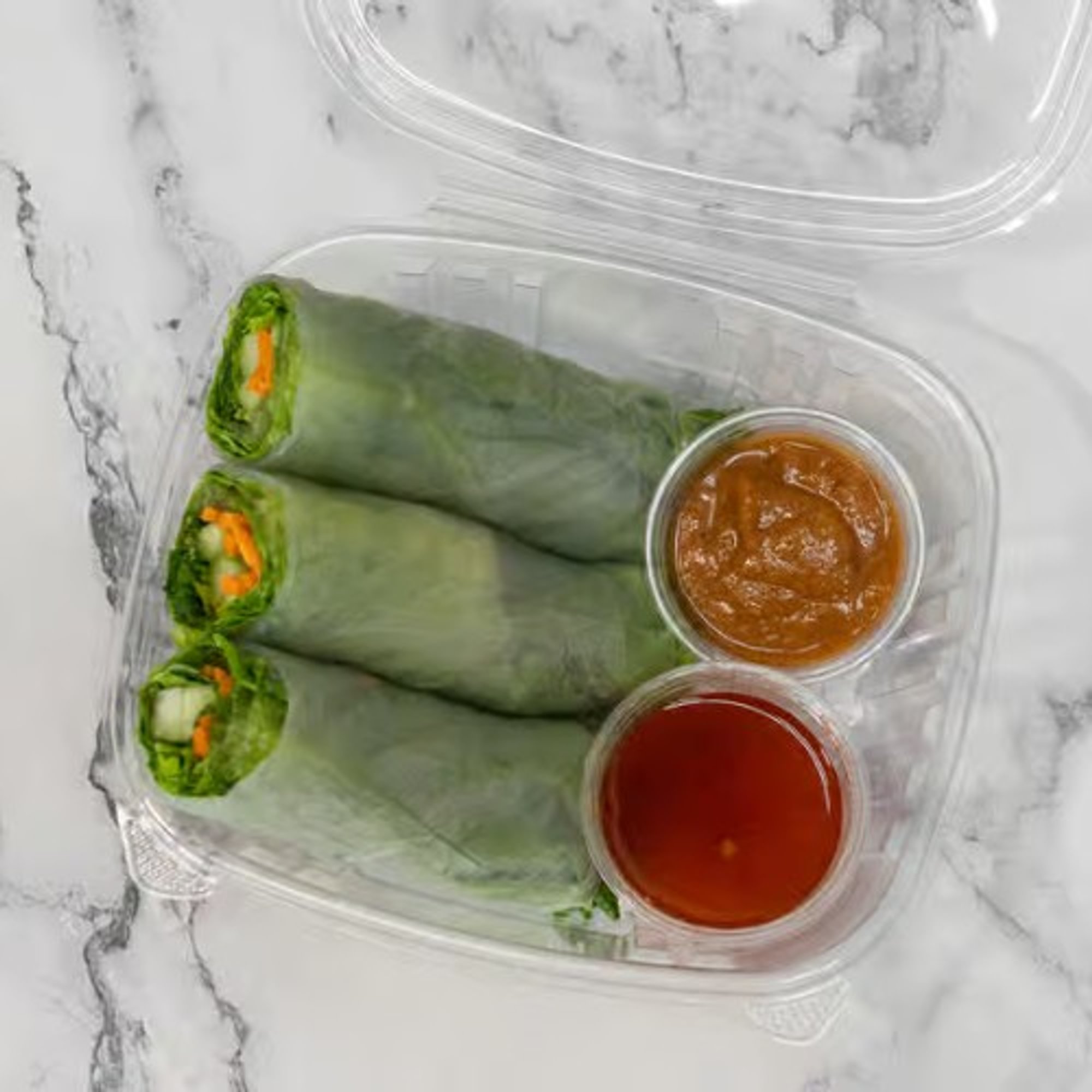 Fresh Salad Wrap with Veggie (3pcs)