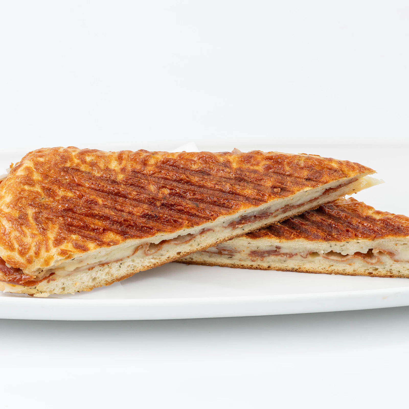 Three-Cheese Panini with Prosciutto