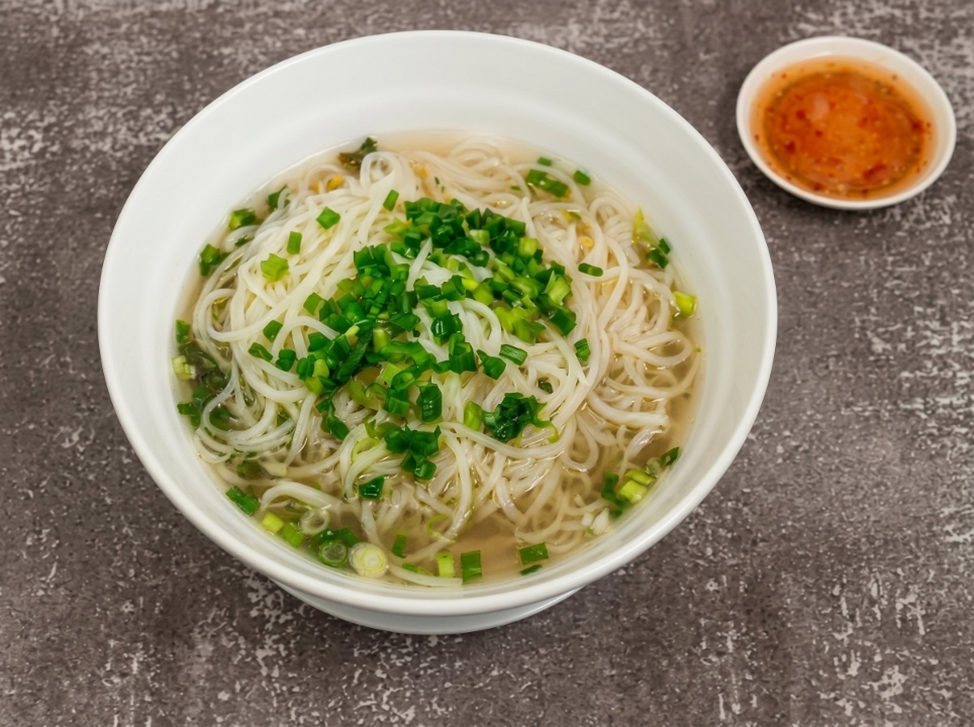 Pho Noodles w/ No Chicken - Pho Nuoc Leo - Pasture-Raised