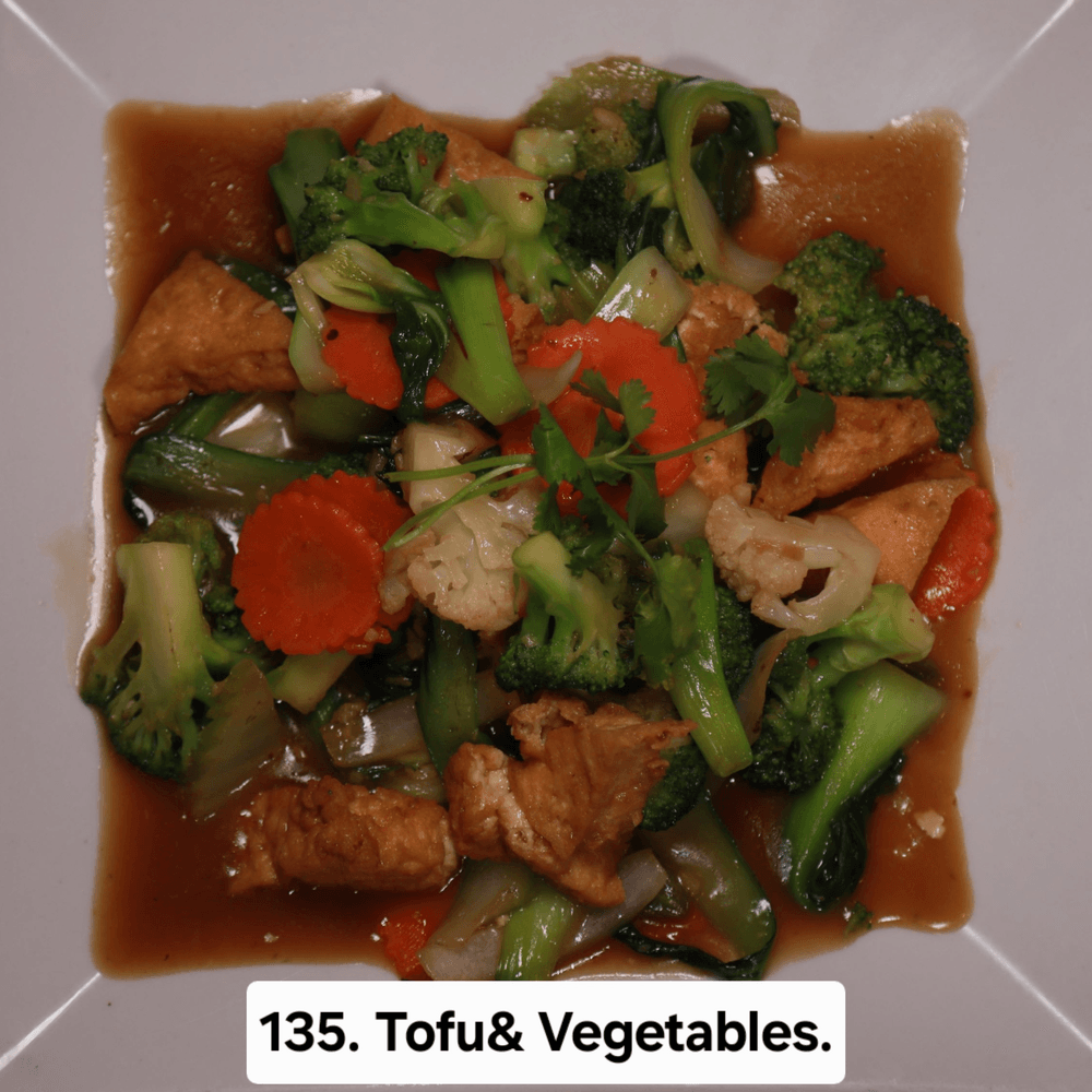 135. Tofu & Vegetables / Tàu Hủ Xào Thập Cẩm