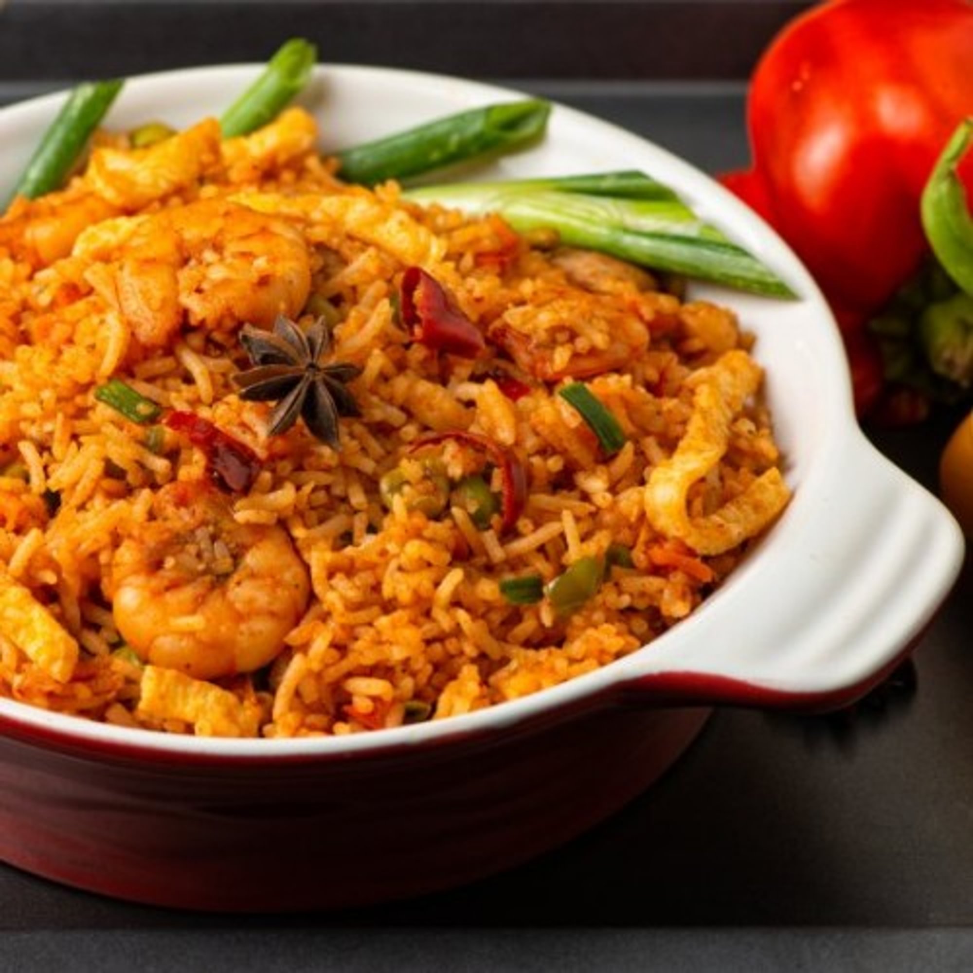 Schezwan Shrimp Fried Rice
