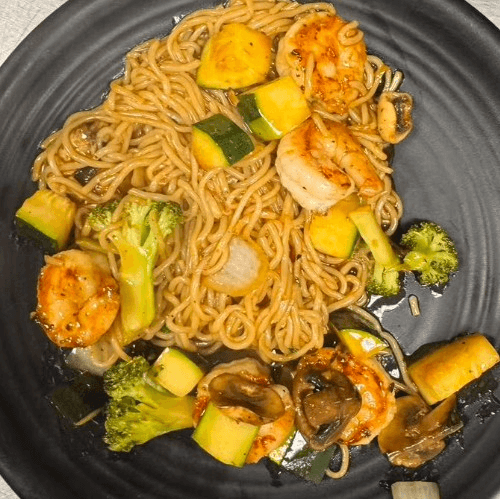 Shrimp Soba Noodles