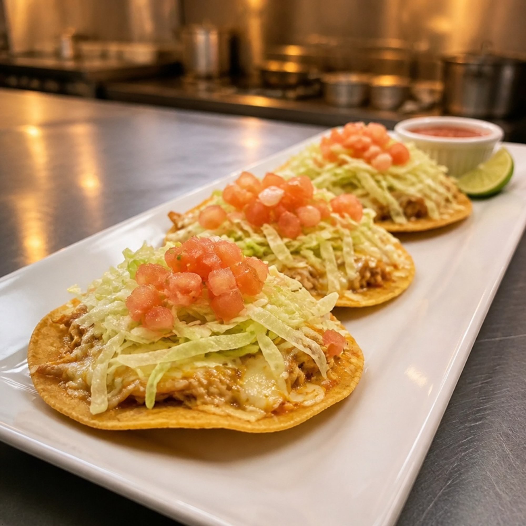 Dinner Tostadas