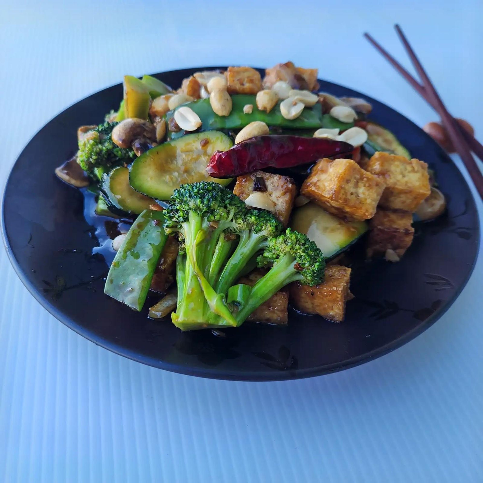 Kung Pao Tofu with Vegetables
