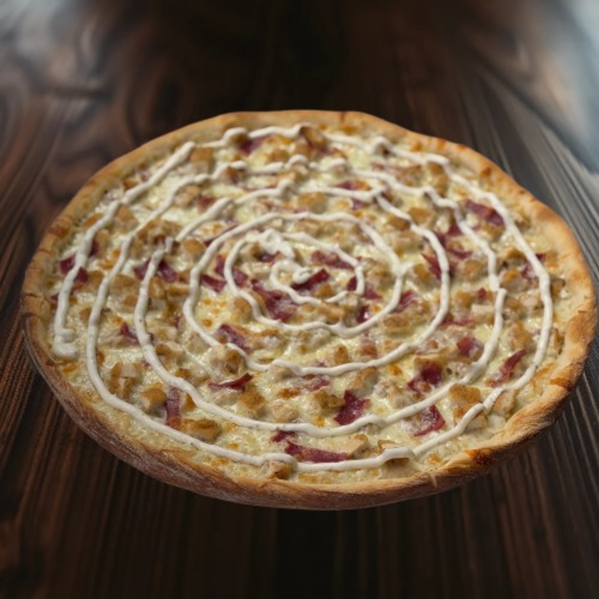Chicken Bacon Ranch Pizza