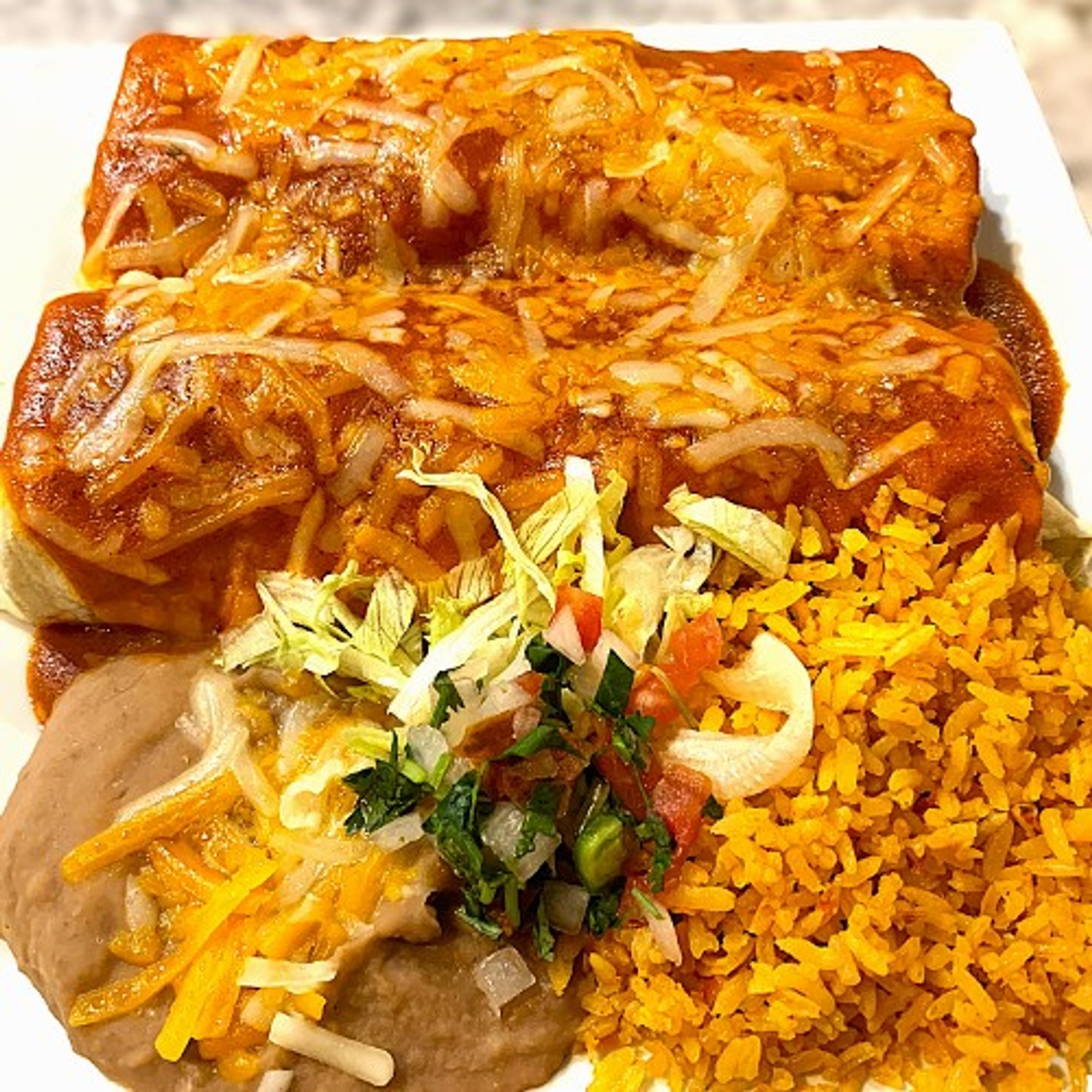 GROUND BEEF ENCHILADAS