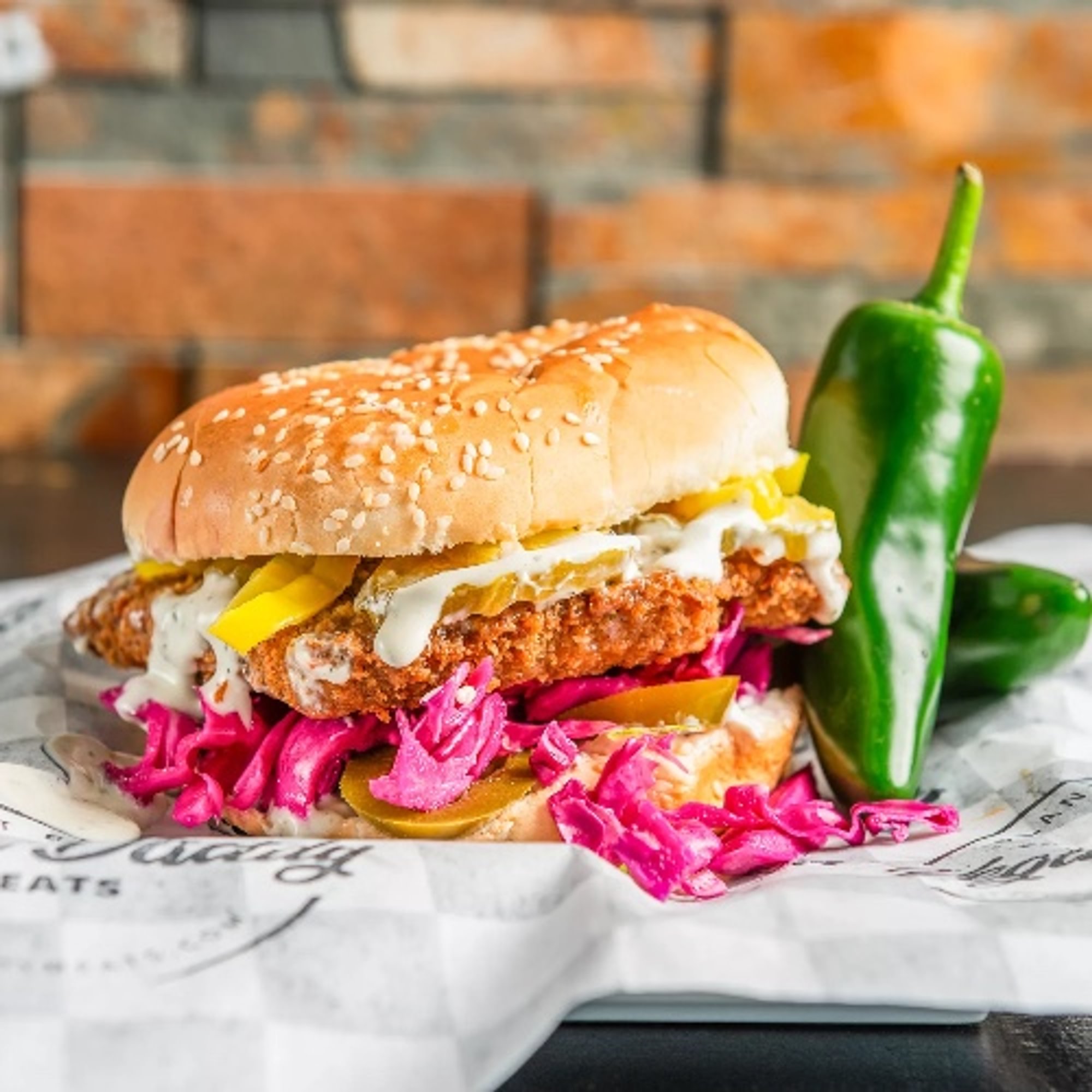 Pickled Chik'n Sandwich