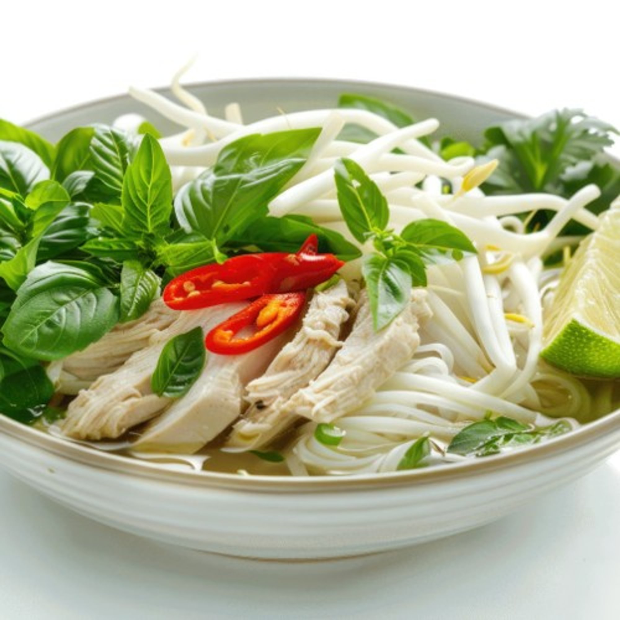 Pho with Poached Chk'n Breast