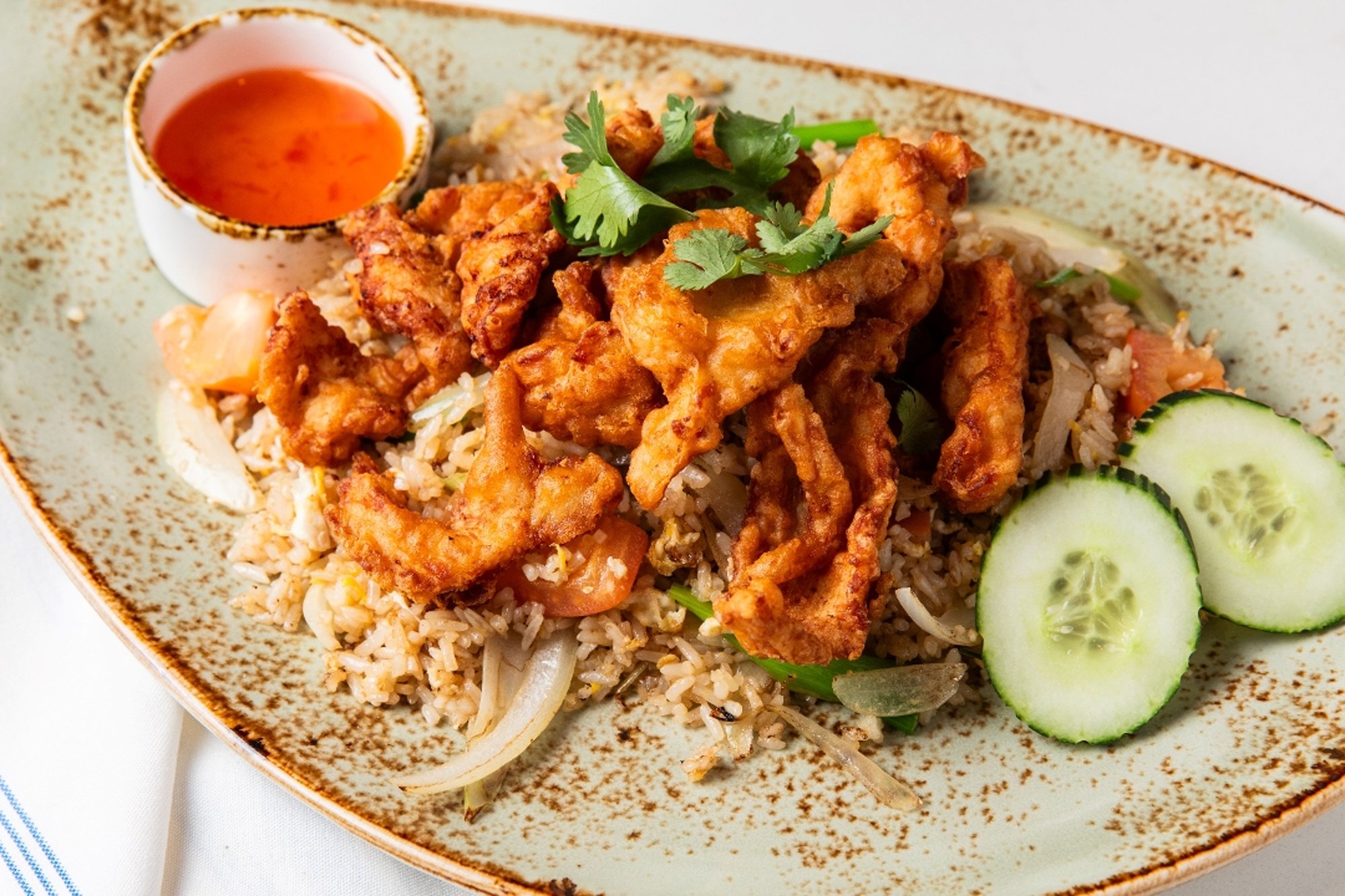 Crispy Chicken Fried Rice