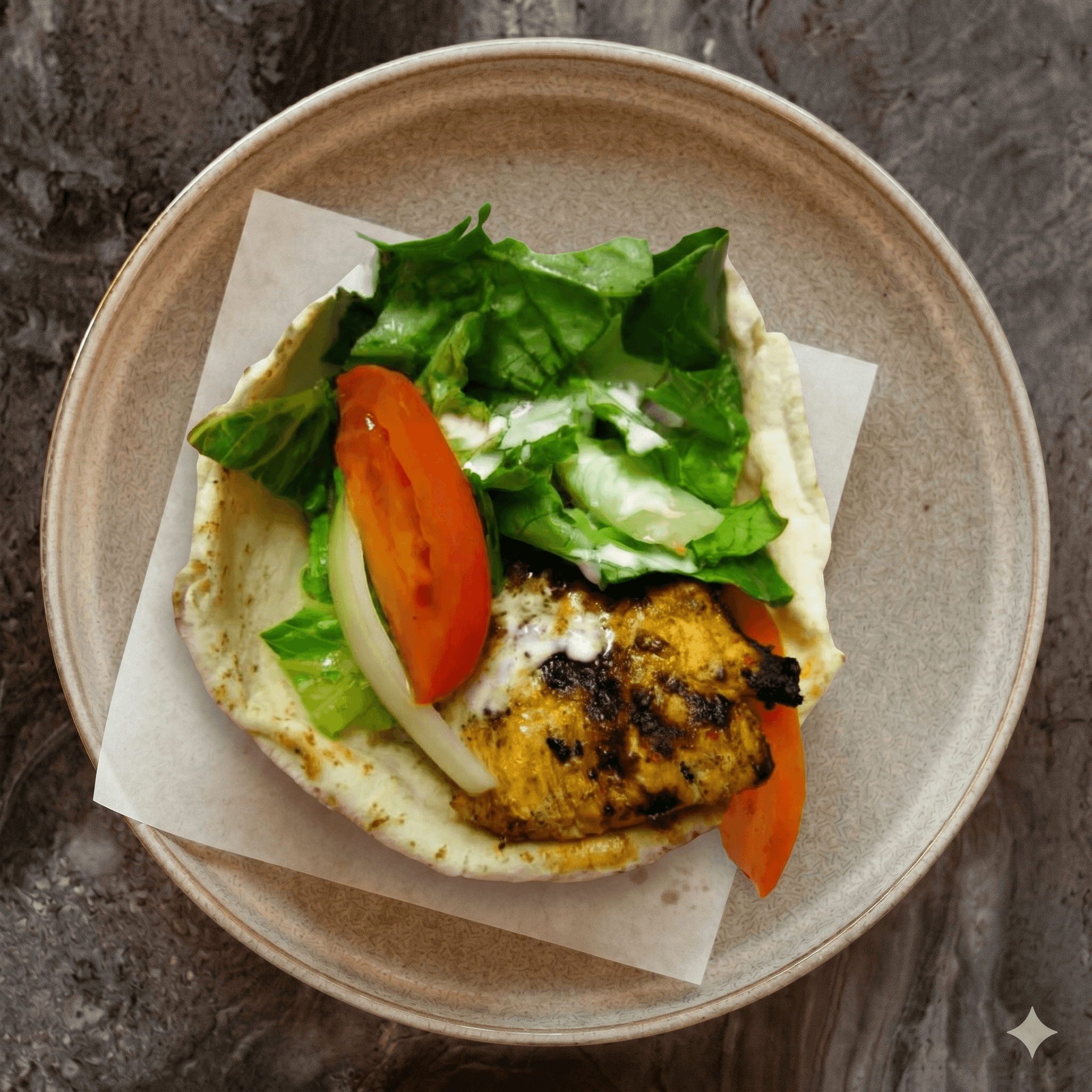 Chicken Shish Kabob Sandwich