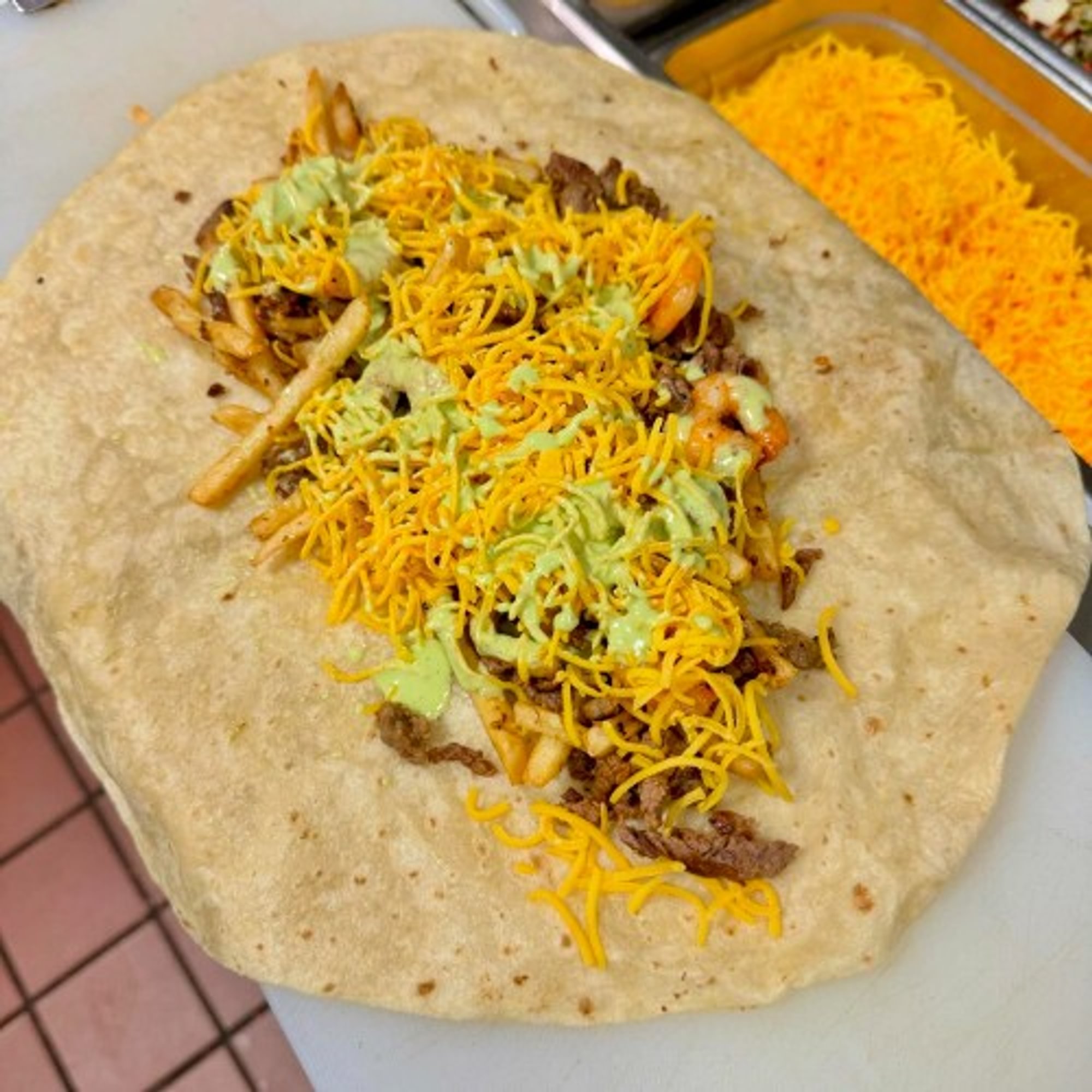 California Surf & Turf Burrito