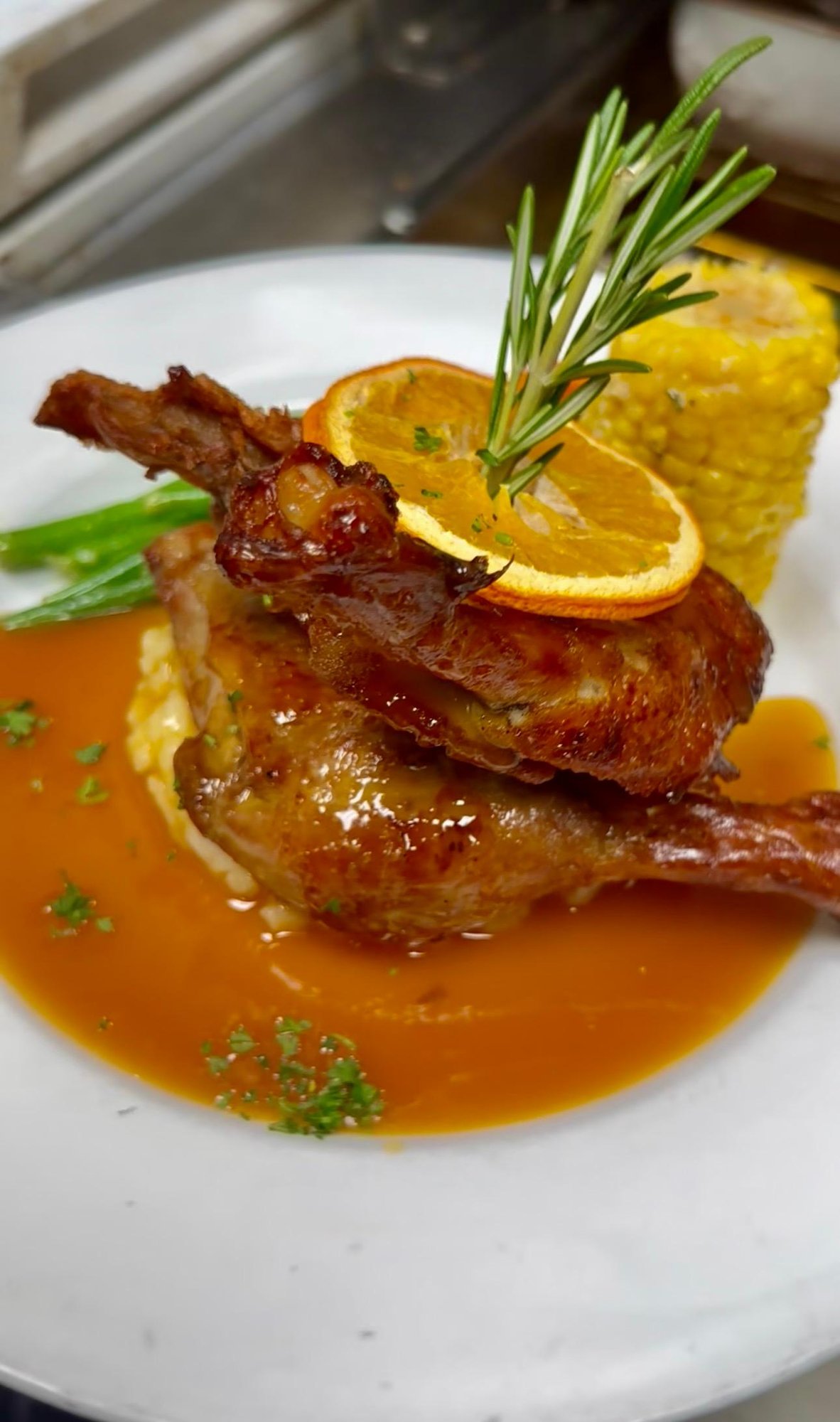 Roasted Half Duck