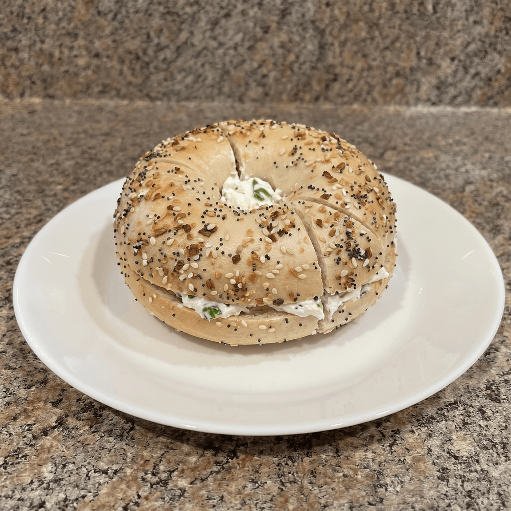 Scallion Cream Cheese Bagel