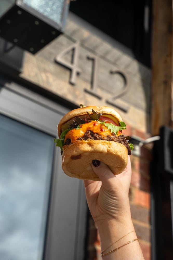 Smoked Gouda Burger