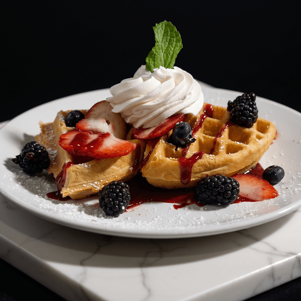 Heartland Waffles with Berries