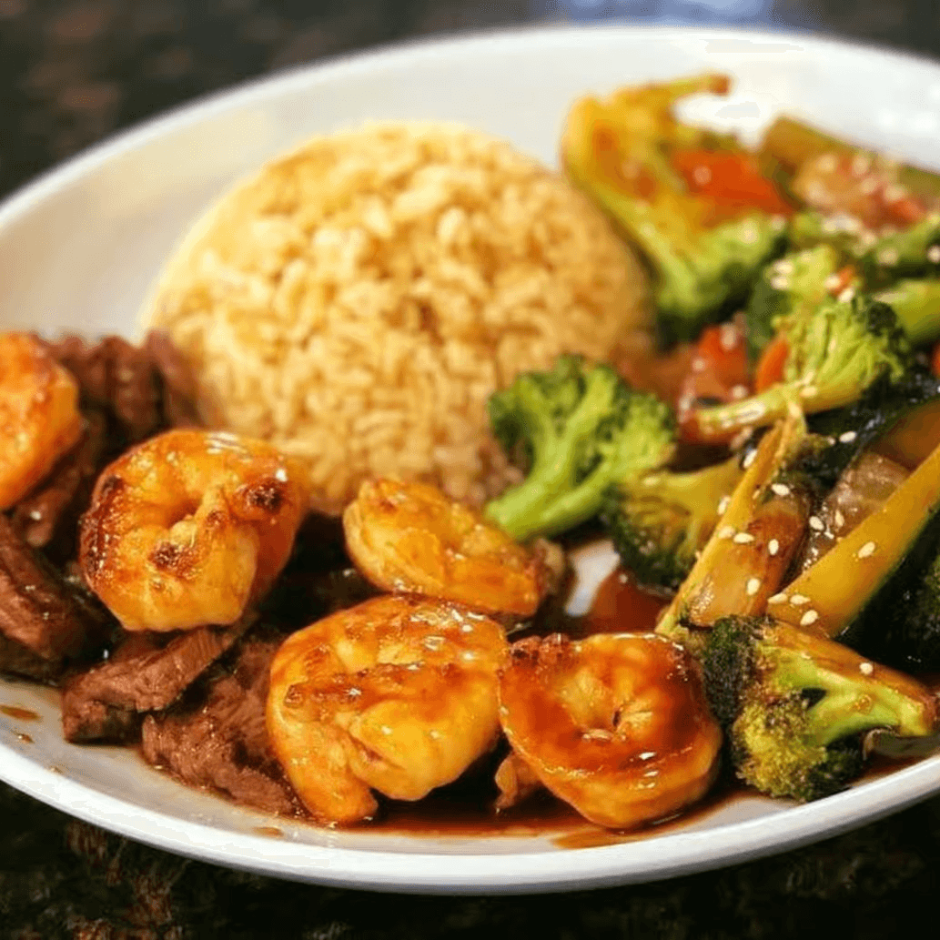 Hibachi Steak & Shrimp Lunch