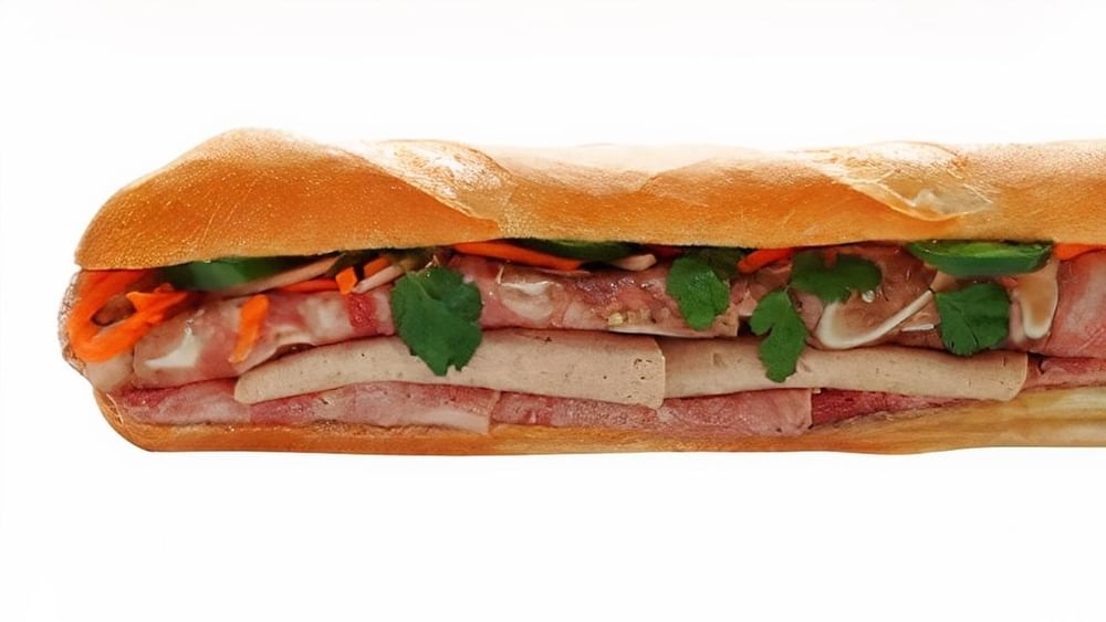 2. Ham, Meatloaf & Headcheese Baguette