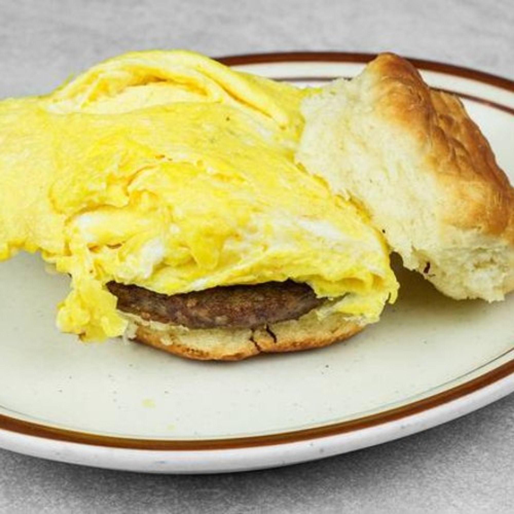 Egg & Cheese Biscuit with Meat
