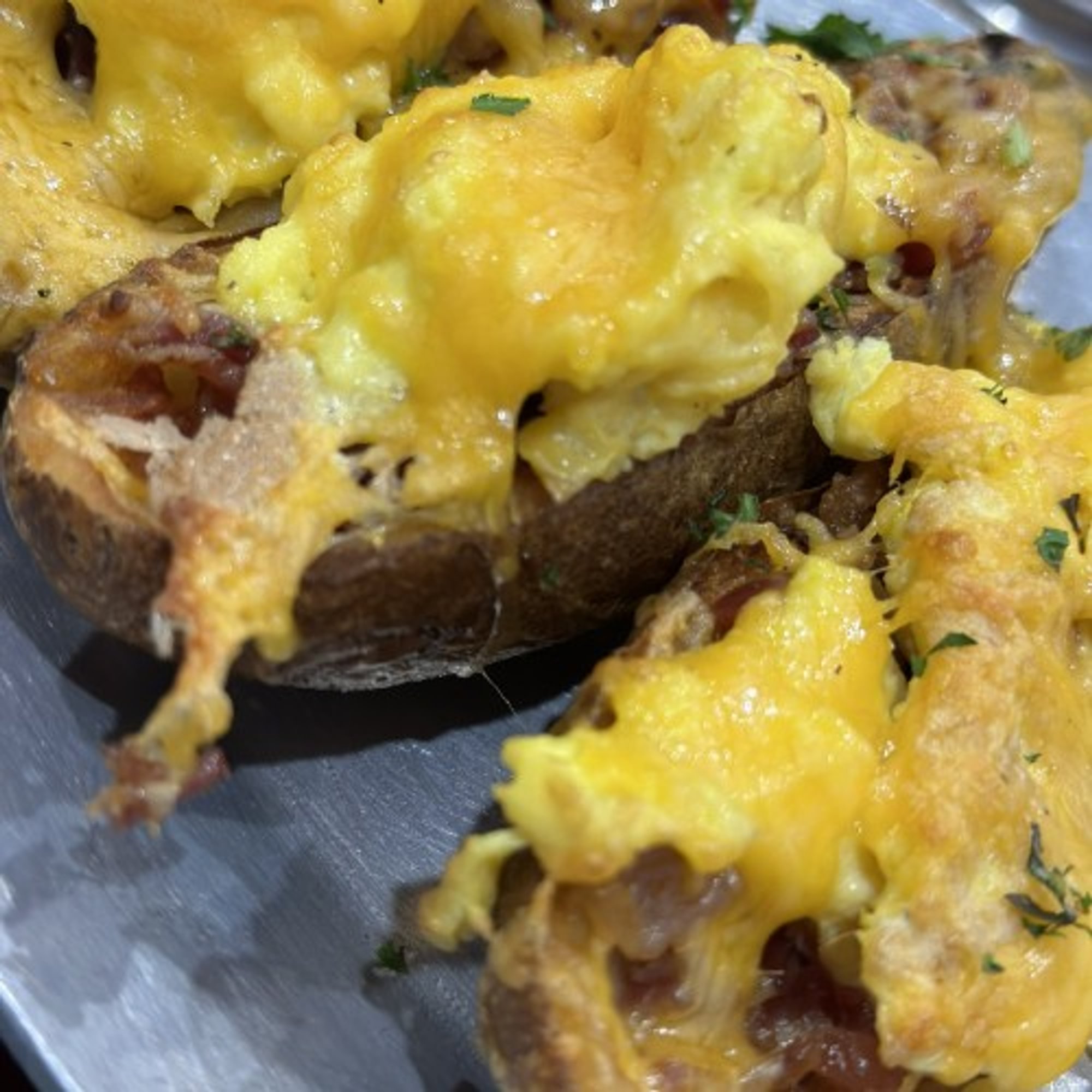 Bacon Egg & Cheese Skins