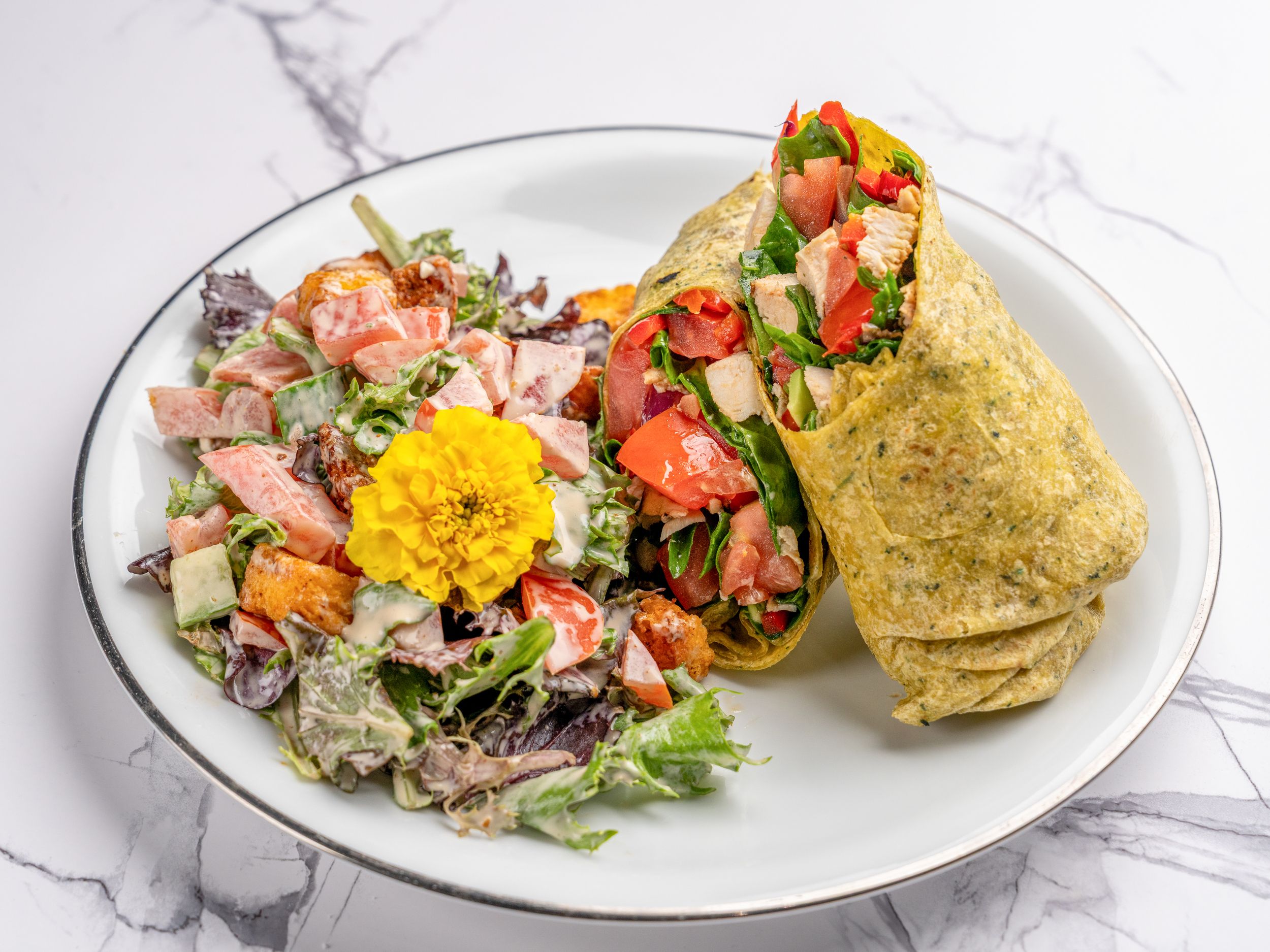 Healthy Chicken Wrap