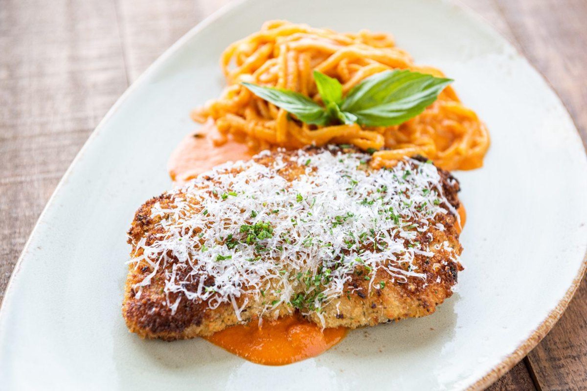 Romano Crusted Chicken