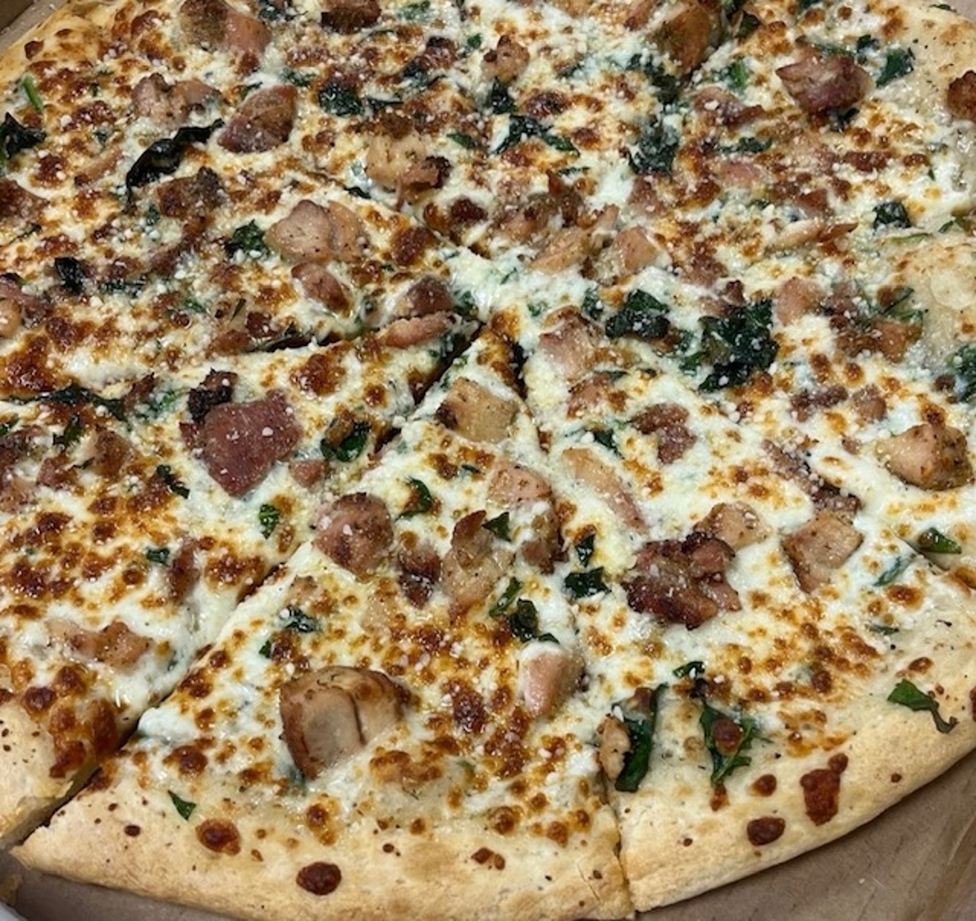 10" Chicken Alfredo
