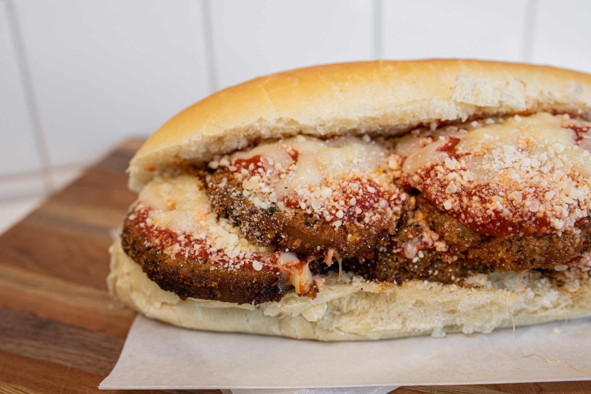 Eggplant Parmigiana Sub