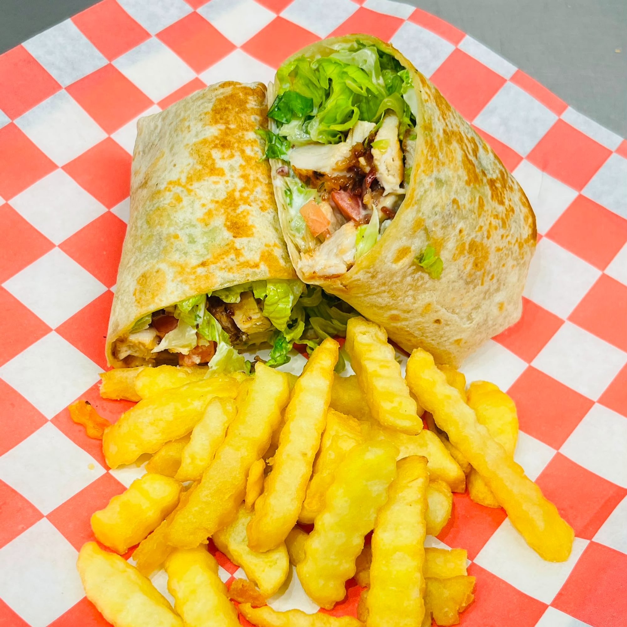 BLT Grilled Chicken Wrap