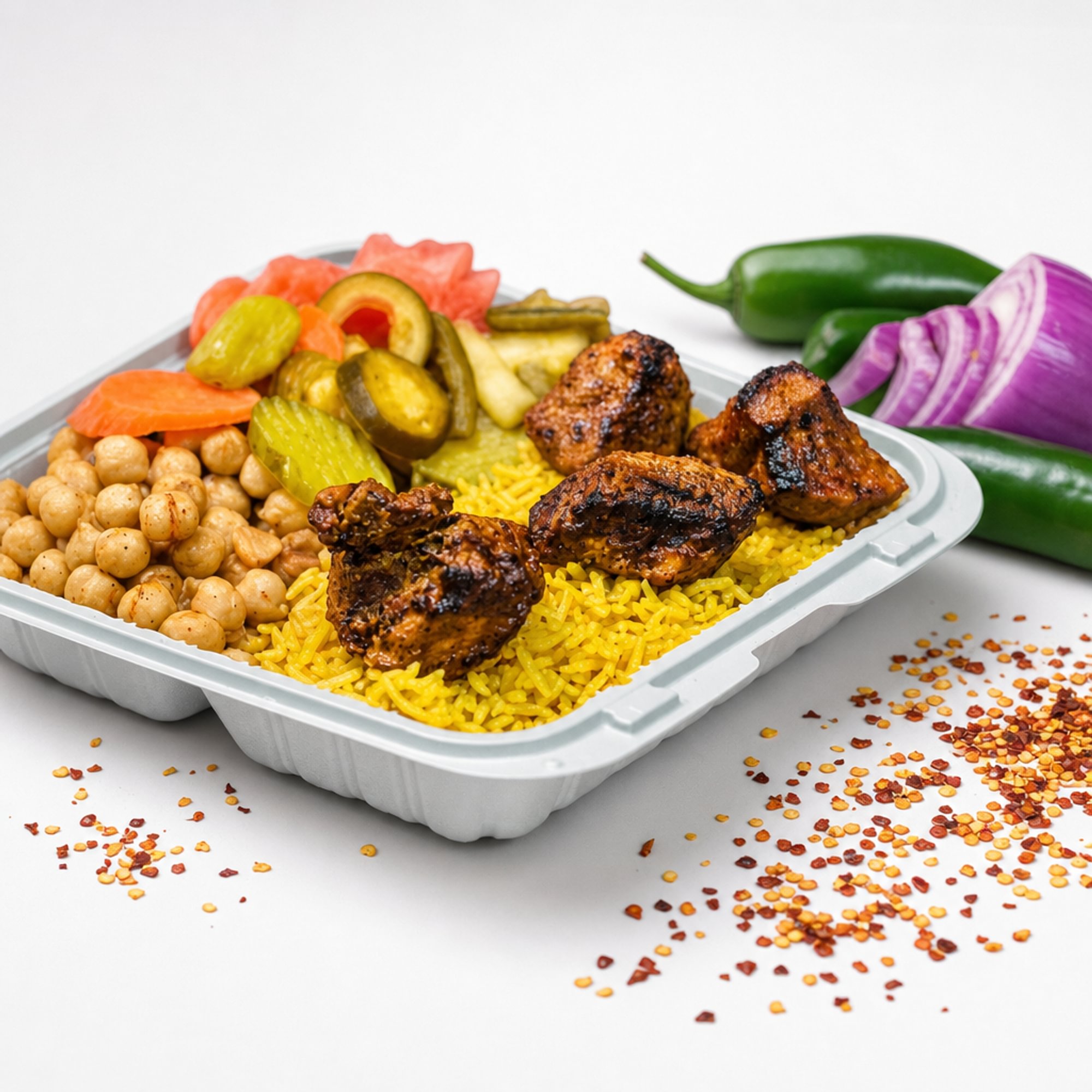 Lamb Tikka with Rice
