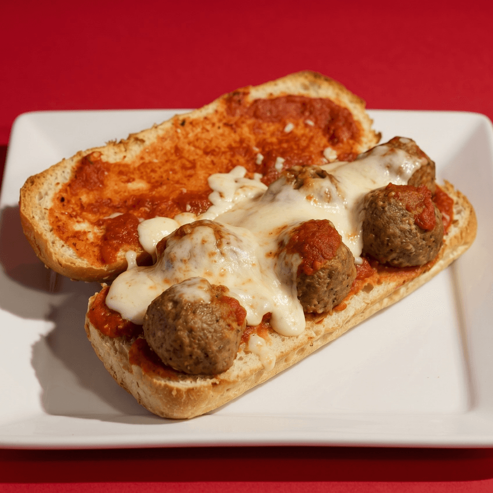 Meatball Parmigiana Sub