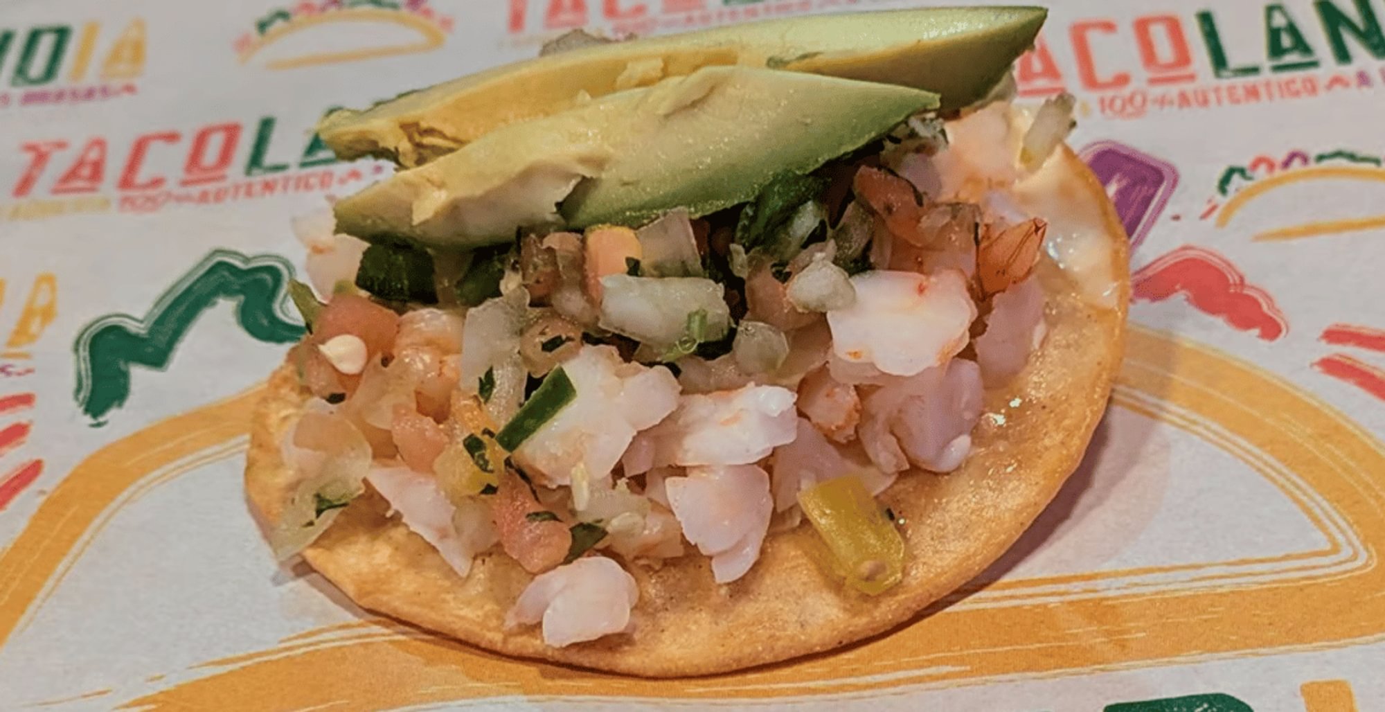 Tostada De Camarón / Shrimp on a Crispy Tortilla