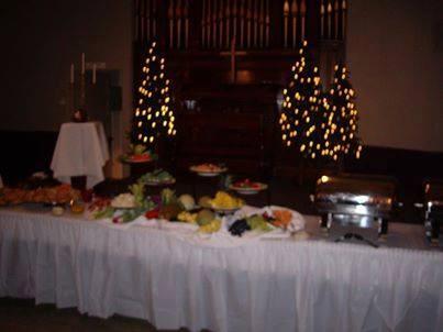 Holiday Fruit Display