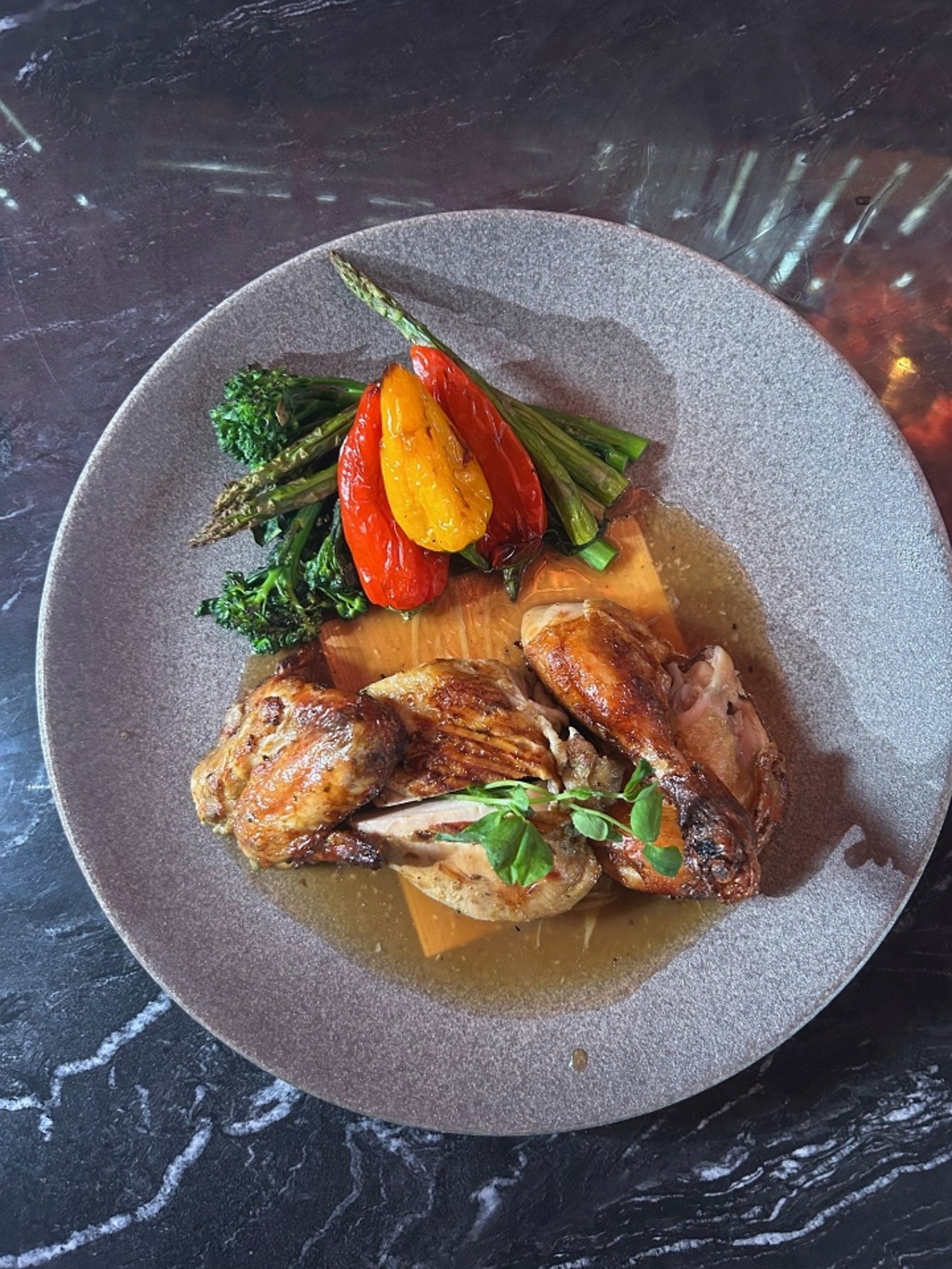 Umami Roasted Half Chicken